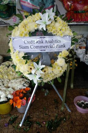 ร้านพวงหรีดวัดเทพศิรินทรื จากCredit Risk Analytics Siam Commercial Bank