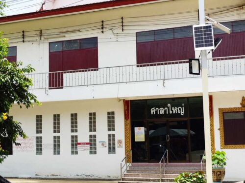 ศาลาจัดงานภายในวัด