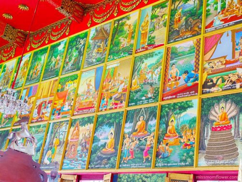 ภาพจิตรกรรมฝาผนังภายในโบสถ์วัดพระไกรสีห์