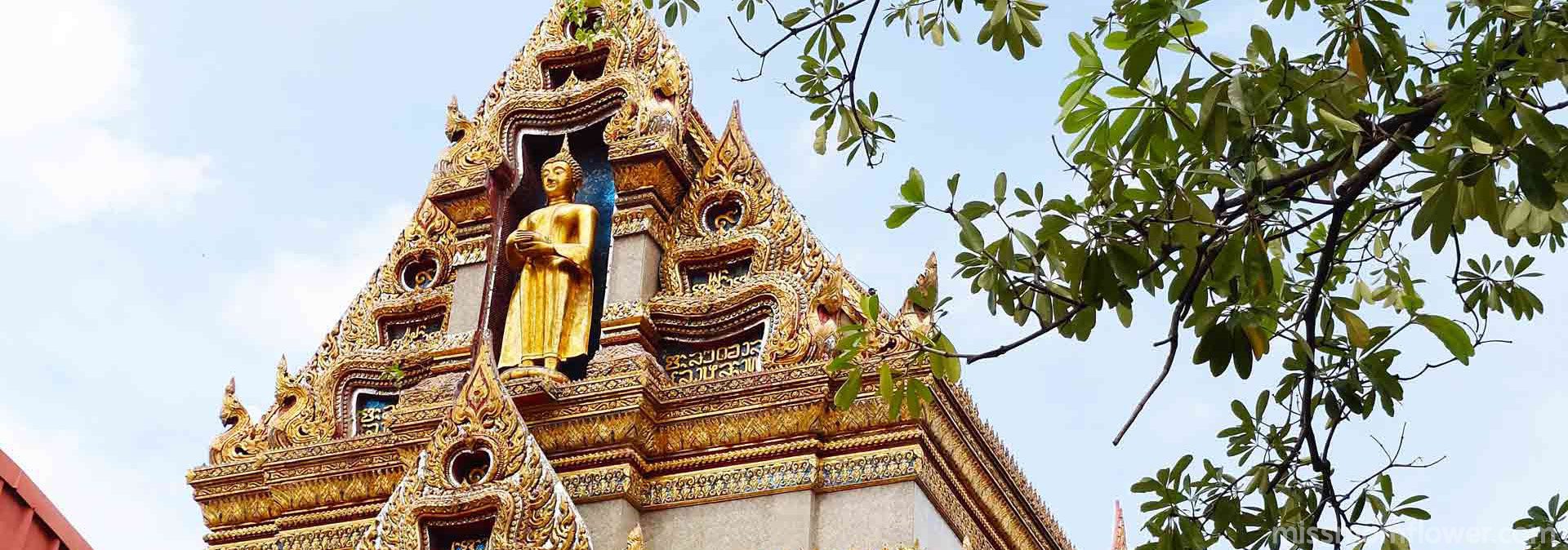 หน้าบันอุโบสถวัดทัศนารุณสุนนทริการาม (วัดตะพาน)